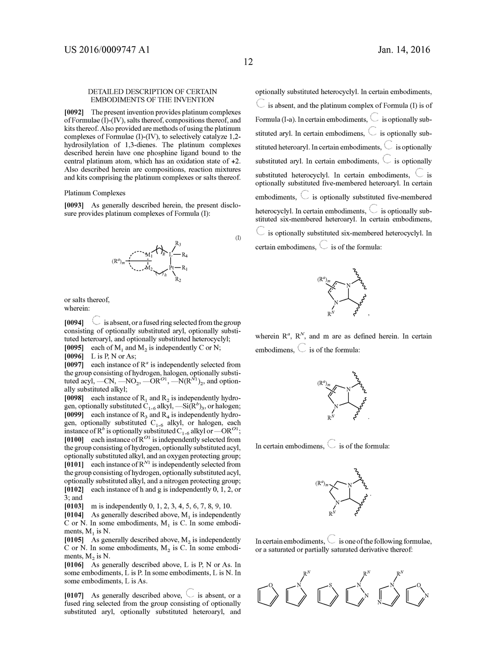 PLATINUM METALLACYCLES COMPRISING N, P, OR AS RINGATOMS AND THEIR USE AS     CATALYSTS IN 1,2-HYDROSILYLATION REACTIONS OF DIENES - diagram, schematic, and image 28