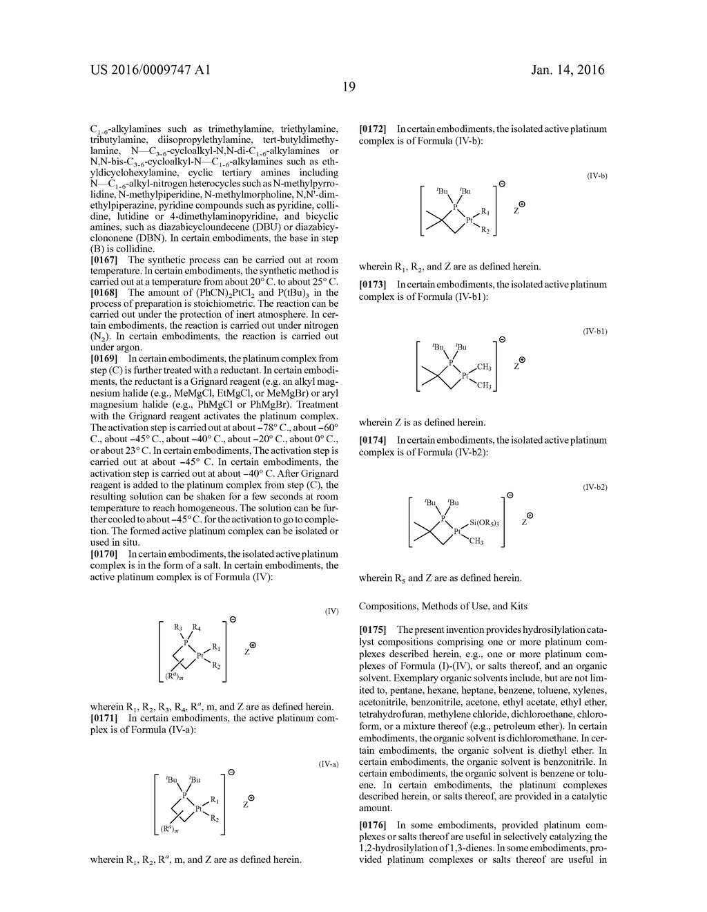 PLATINUM METALLACYCLES COMPRISING N, P, OR AS RINGATOMS AND THEIR USE AS     CATALYSTS IN 1,2-HYDROSILYLATION REACTIONS OF DIENES - diagram, schematic, and image 35