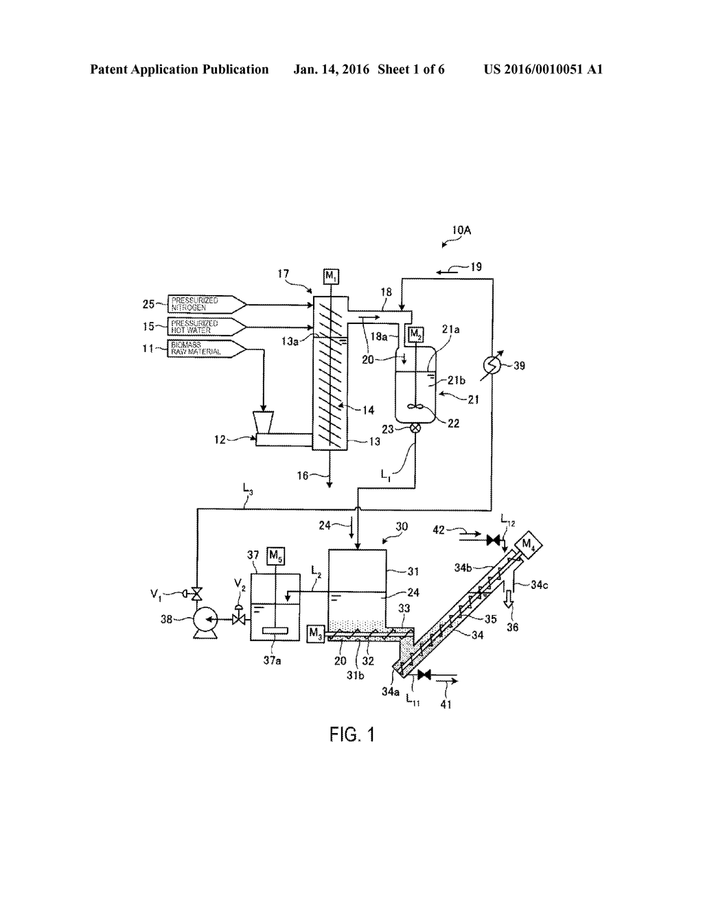 BIOMASS TREATMENT SYSTEM, SACCHARIDE SOLUTION PRODUCING PROCESS USING     BIOMASS AS RAW MATERIAL, AND ORGANIC RAW MATERIAL PRODUCING PROCESS - diagram, schematic, and image 02