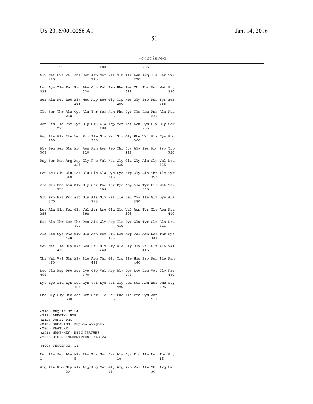 Novel Ketoacyl ACP Synthase Genes and Uses Thereof - diagram, schematic, and image 53