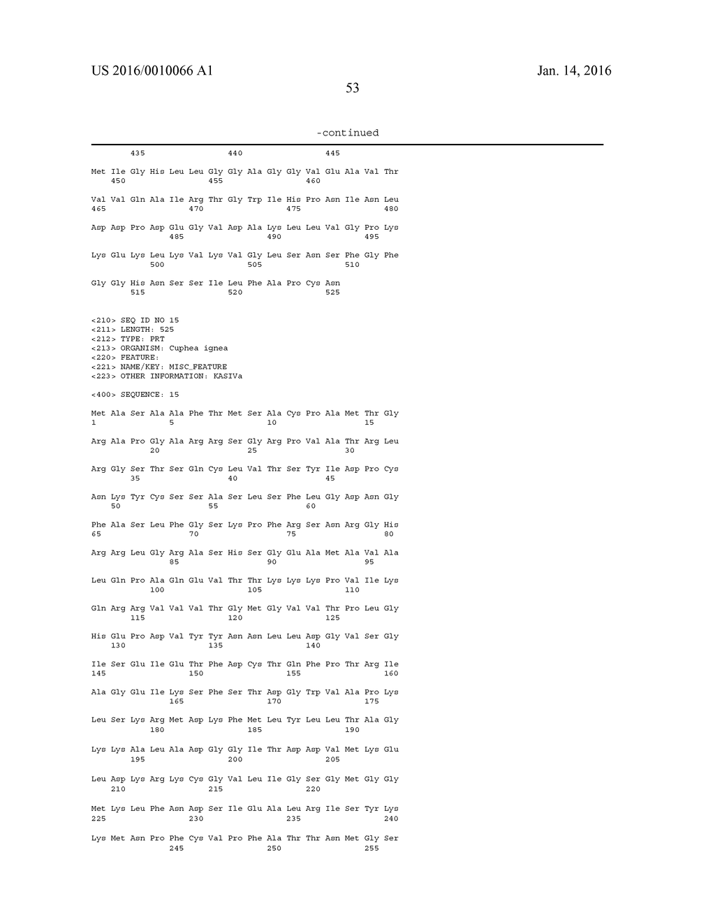 Novel Ketoacyl ACP Synthase Genes and Uses Thereof - diagram, schematic, and image 55