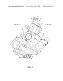 BREATHER STRUCTURE FOR INTERNAL COMBUSTION ENGINE diagram and image