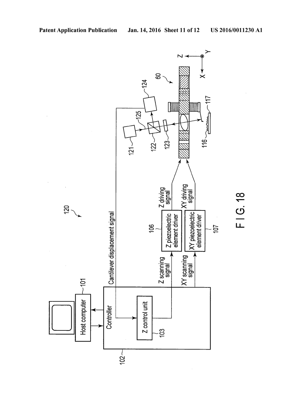 SCANNING MECHANISM AND SCANNING PROBE MICROSCOPE - diagram, schematic, and image 12