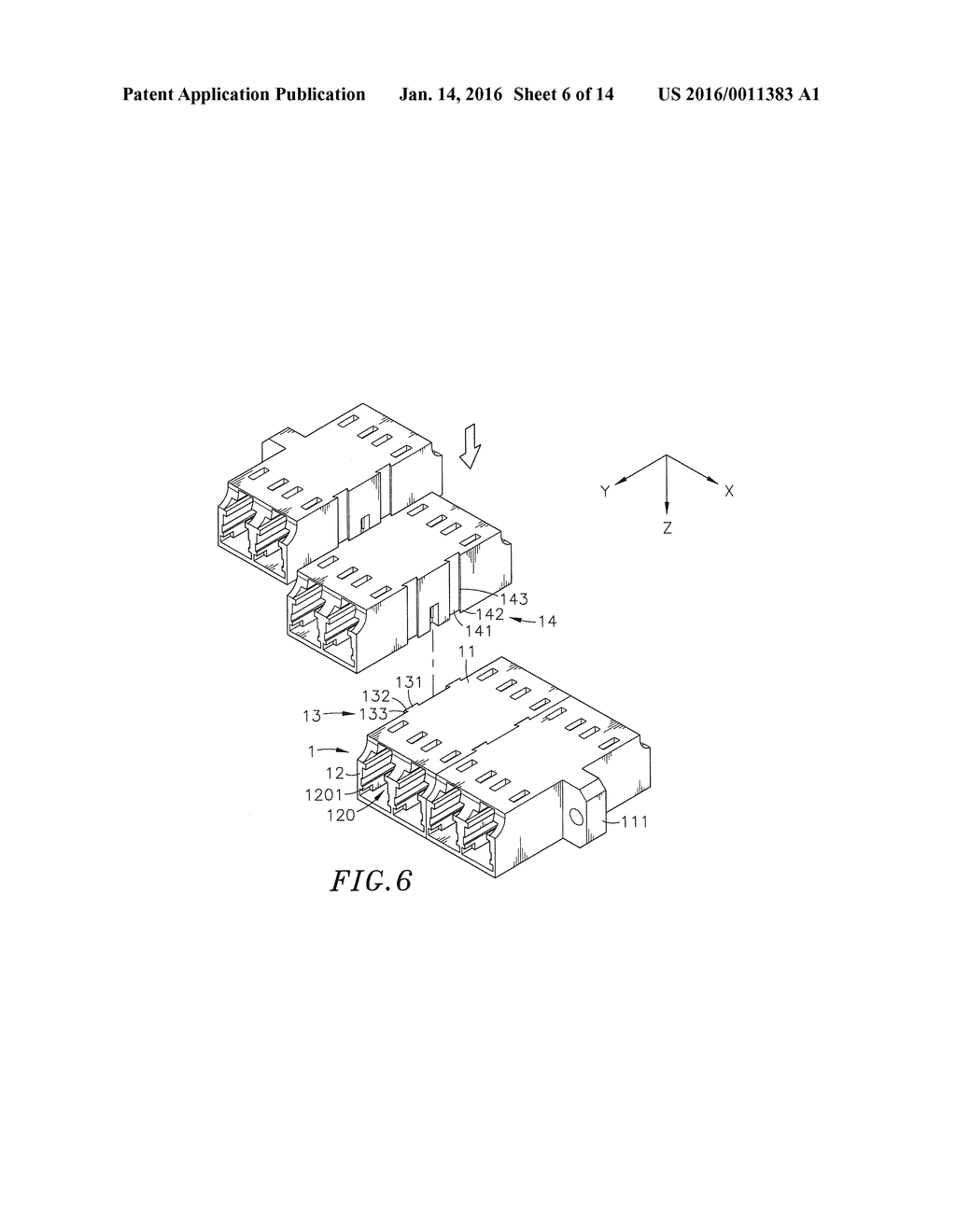 STACKABLE OPTICAL FIBER ADAPTER - diagram, schematic, and image 07