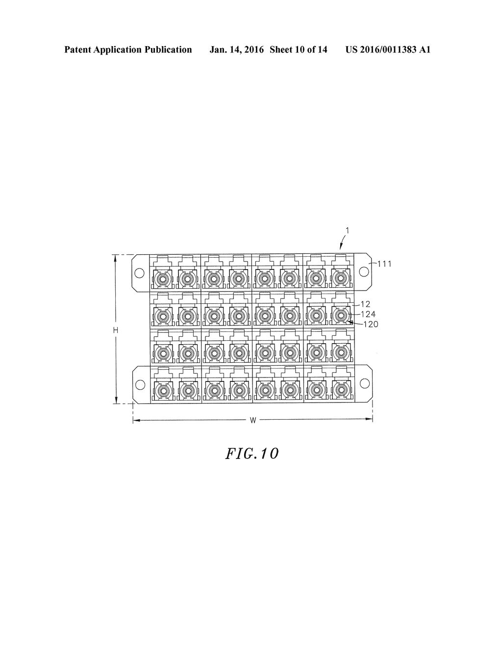 STACKABLE OPTICAL FIBER ADAPTER - diagram, schematic, and image 11