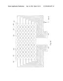 Capacitive touch panel with low impedance diagram and image