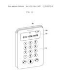 ELECTRONIC DEVICE, METHOD OF PROVIDING INTERFACE OF THE SAME, AND     ACCESSORY FOR THE SAME diagram and image