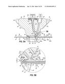 SYSTEM, NOZZLE AND METHOD FOR COATING ELASTIC STRANDS diagram and image