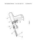 SURGICAL SAW MOUNT AND BLADE diagram and image