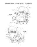 MOTOR VEHICLE SEAT HAVING A REVERSIBLE SITTING PART WITH AN OPENING FOR     THE PASSAGE OF A BASE FOR SECURING A SAFETY BELT diagram and image