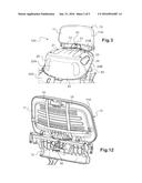 MOTOR VEHICLE SEAT HAVING A REVERSIBLE SITTING PART WITH AN OPENING FOR     THE PASSAGE OF A BASE FOR SECURING A SAFETY BELT diagram and image