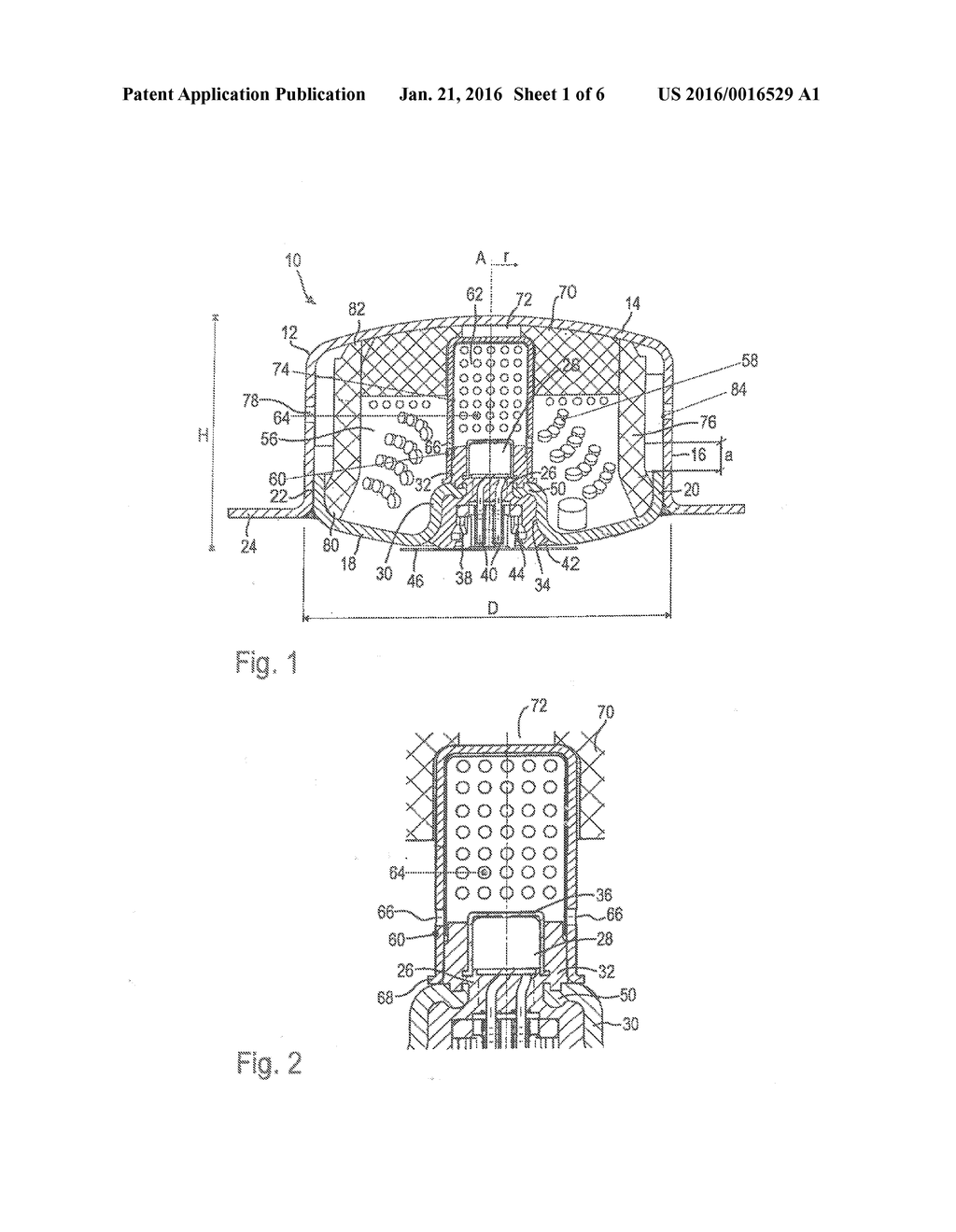 INFLATOR, METHOD OF MANUFACTURING THE SAME AND MODULE INCLUDING SAID     INFLATOR - diagram, schematic, and image 02