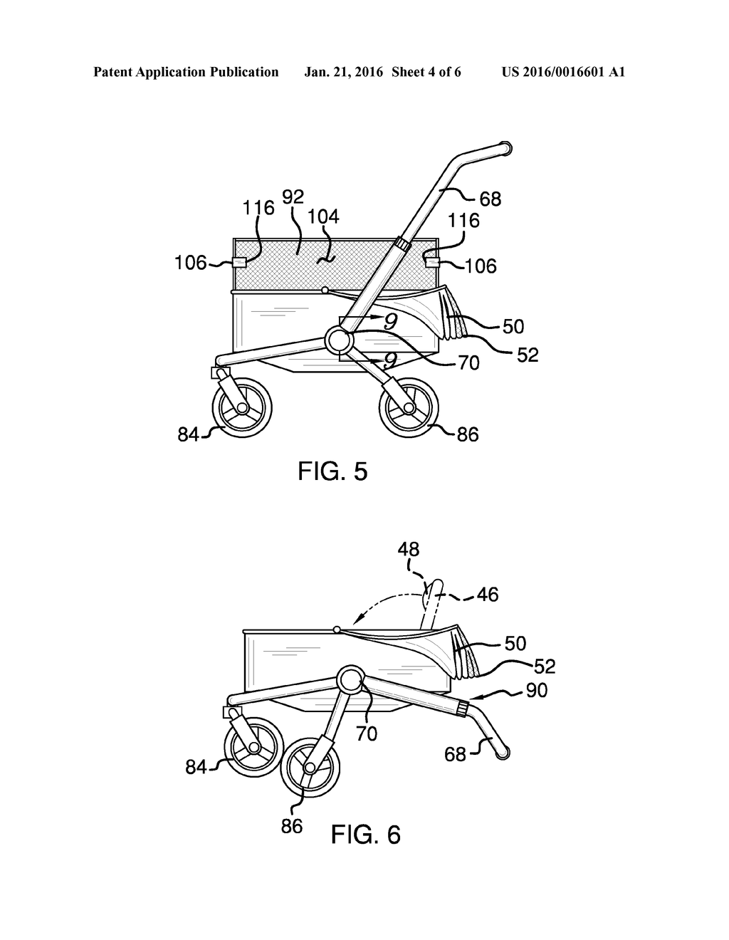 Convertible Baby Stroller Assembly - diagram, schematic, and image 05