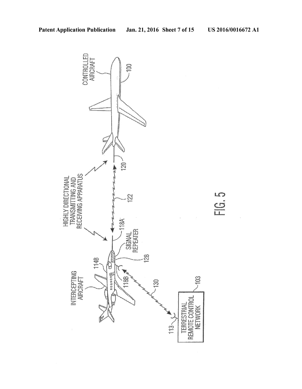 SYSTEMS AND METHODS FOR DETECTING AND MANAGING THE UNAUTHORIZED USE OF AN     UNMANNED AIRCRAFT - diagram, schematic, and image 08