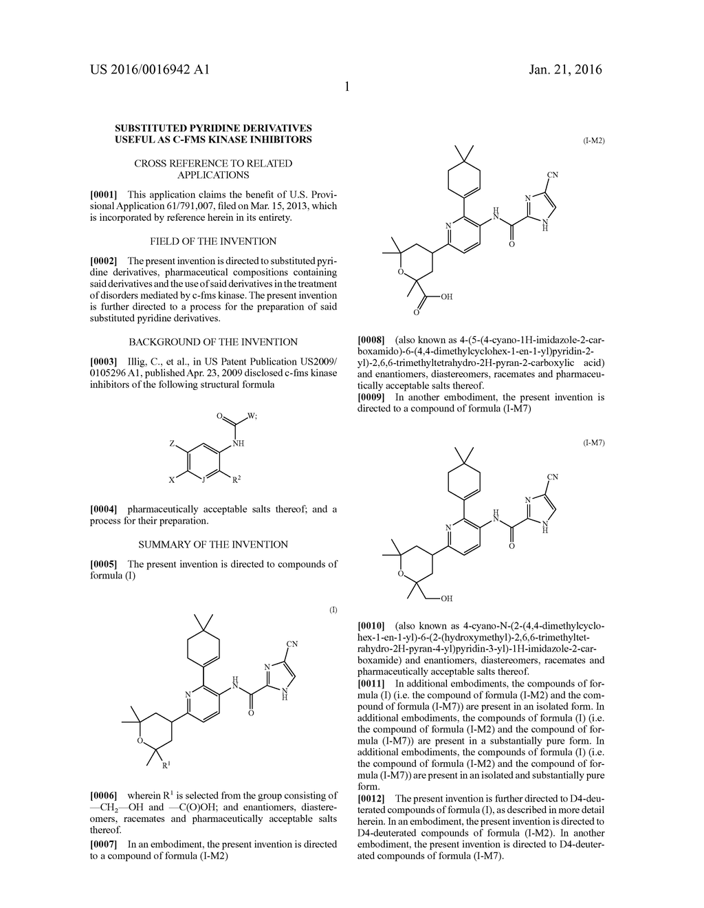 SUBSTITUTED PYRIDINE DERIVATIVES USEFUL AS C-FMS KINASE INHIBITORS - diagram, schematic, and image 02