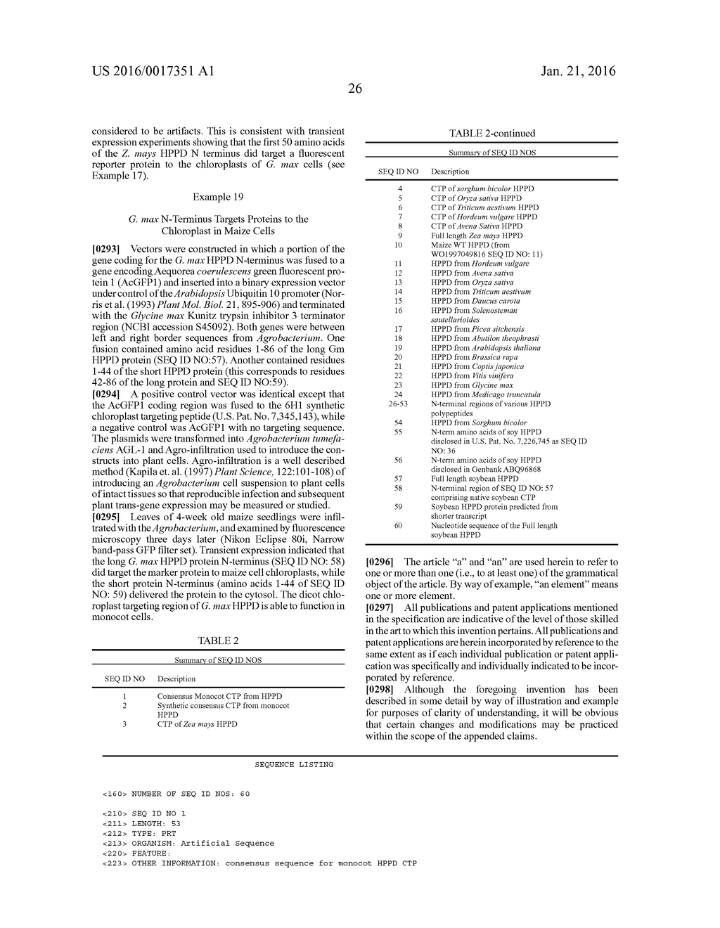 Methods and Compositions for Targeting Sequences of Interest to the     Chloroplast - diagram, schematic, and image 43