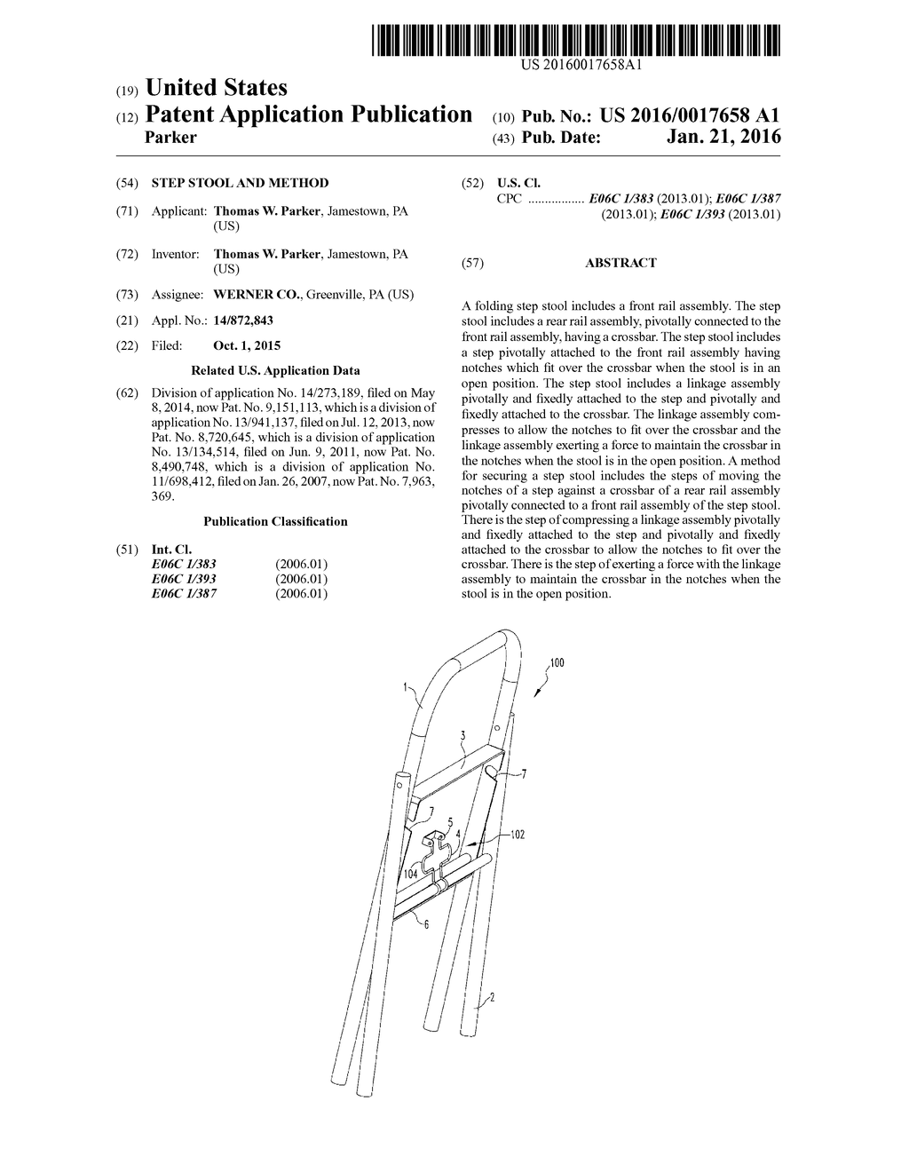 Step Stool and Method - diagram, schematic, and image 01