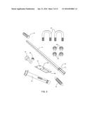 TRAILER JACK PLUNGER PIN RELEASE LEVER SYSTEM diagram and image