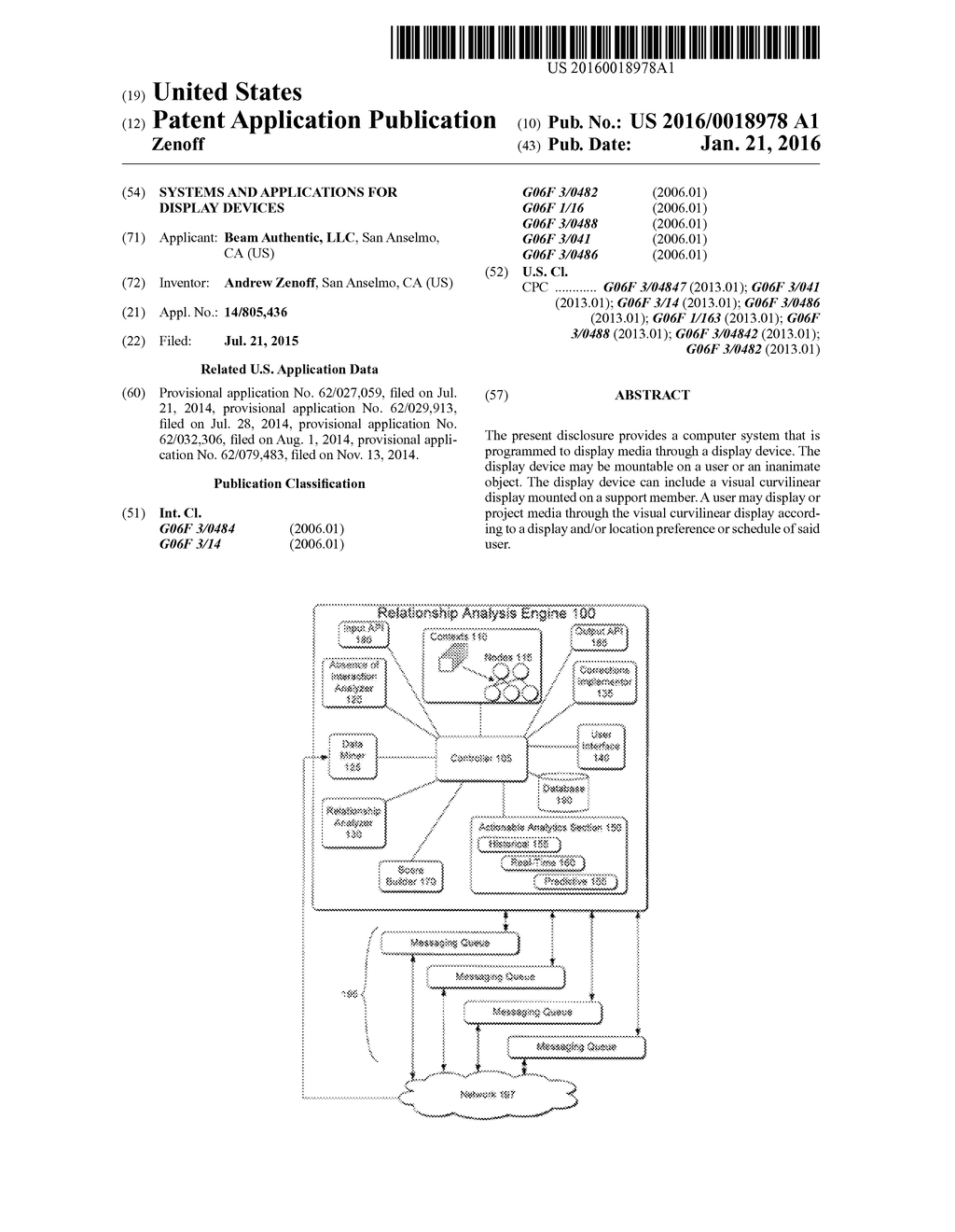 Systems and Applications for Display Devices - diagram, schematic, and image 01