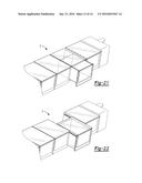 MEDICATION STORAGE AND DISPENSING APPARATUS HAVING LINEAR DRAWER ASSEMBLY     INCLUDING DISCRETE STORAGE MODULES diagram and image