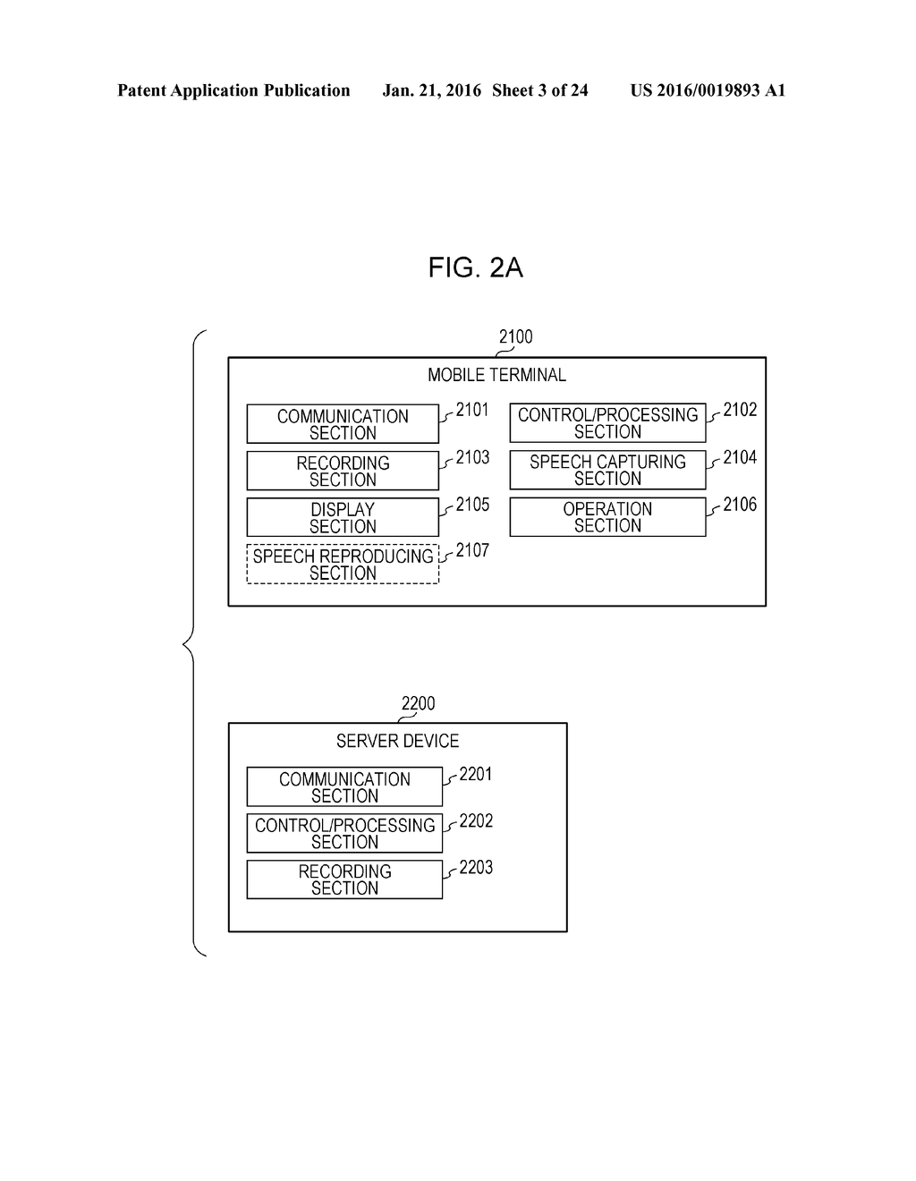 METHOD FOR CONTROLLING SPEECH-RECOGNITION TEXT-GENERATION SYSTEM AND     METHOD FOR CONTROLLING MOBILE TERMINAL - diagram, schematic, and image 04