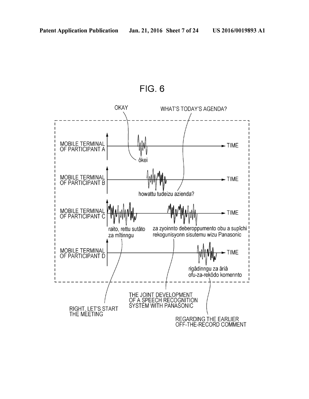 METHOD FOR CONTROLLING SPEECH-RECOGNITION TEXT-GENERATION SYSTEM AND     METHOD FOR CONTROLLING MOBILE TERMINAL - diagram, schematic, and image 08