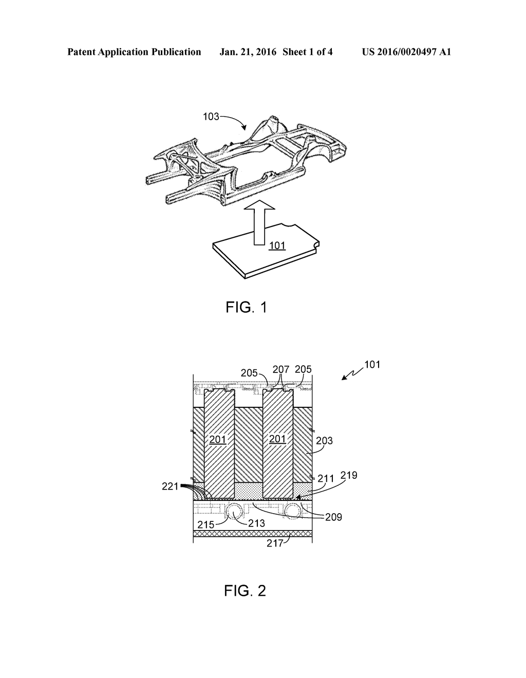 Battery Pack with Non-Conductive Structural Support - diagram, schematic, and image 02