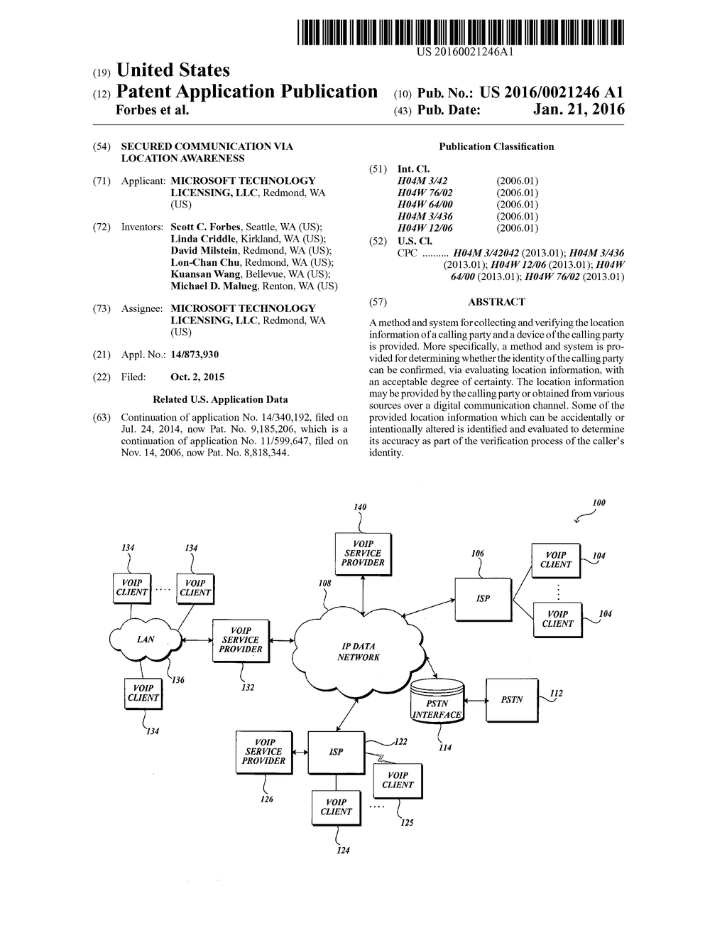 SECURED COMMUNICATION VIA LOCATION AWARENESS - diagram, schematic, and image 01