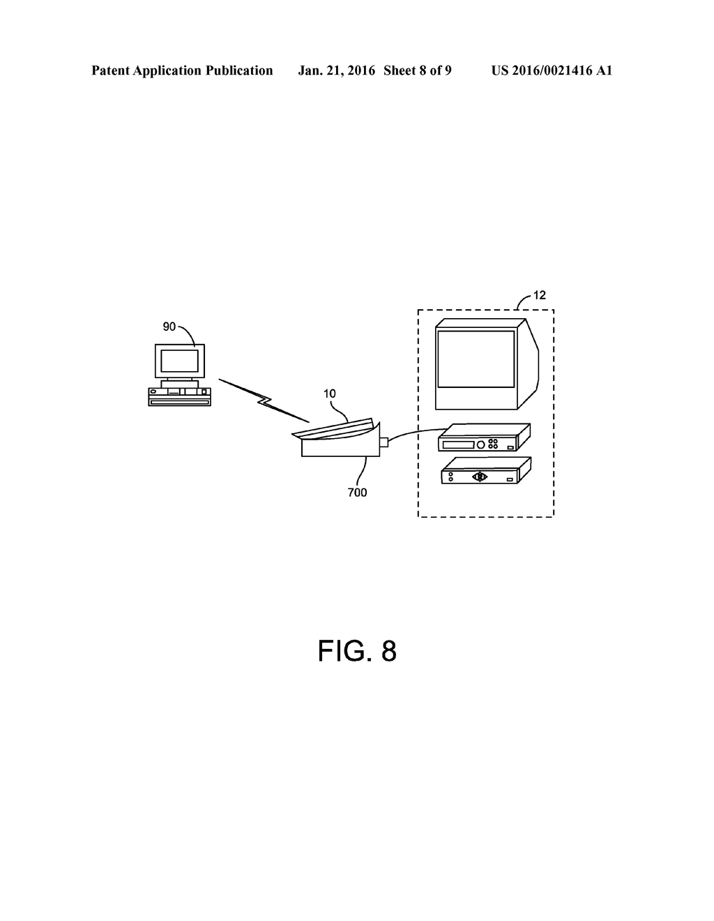 SYSTEM AND METHOD FOR RETRIEVING INFORMATION WHILE COMMANDING OPERATION OF     AN APPLIANCE - diagram, schematic, and image 09