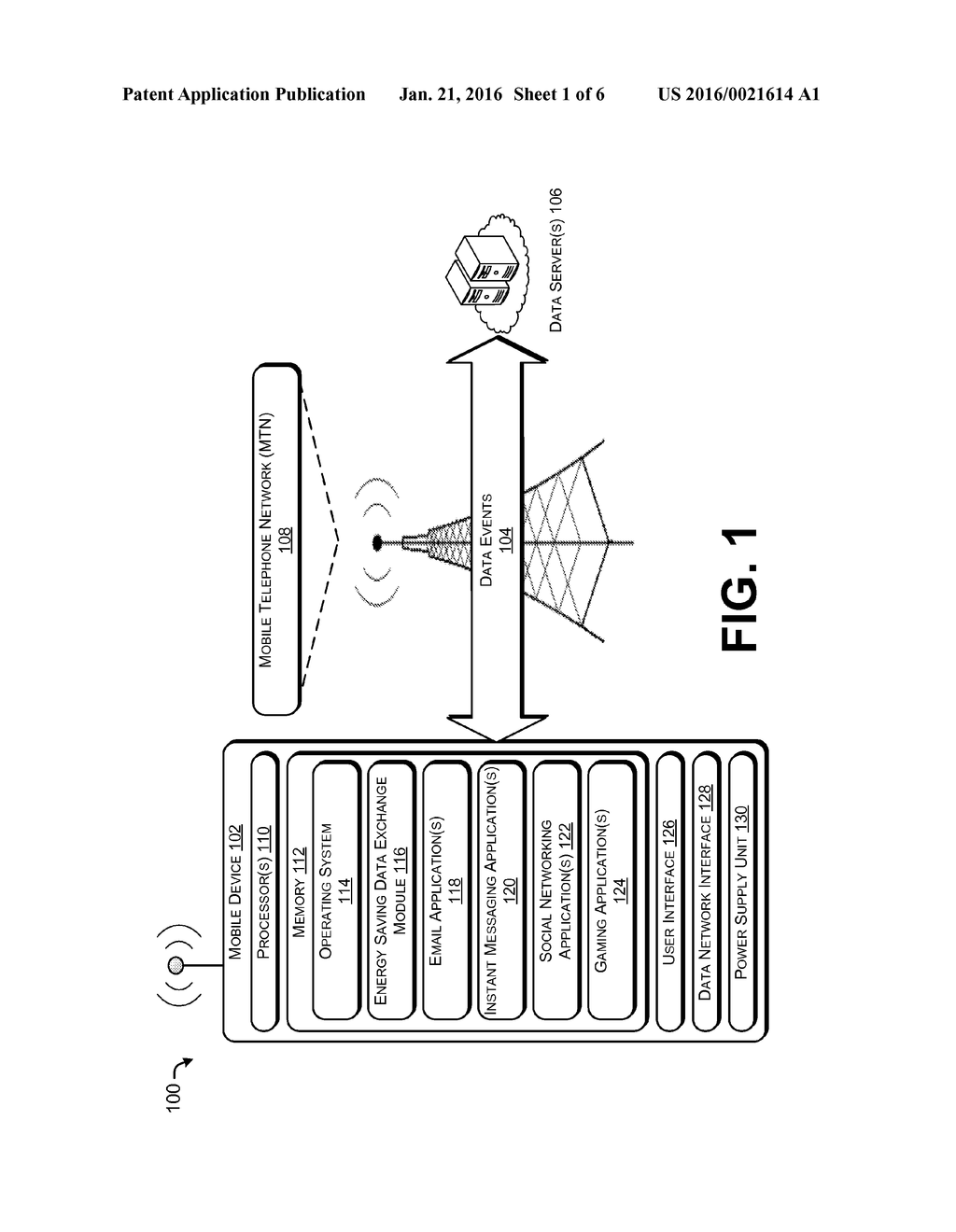 ENERGY EFFICIENT DATA HANDLING FOR MOBILE DEVICES - diagram, schematic, and image 02