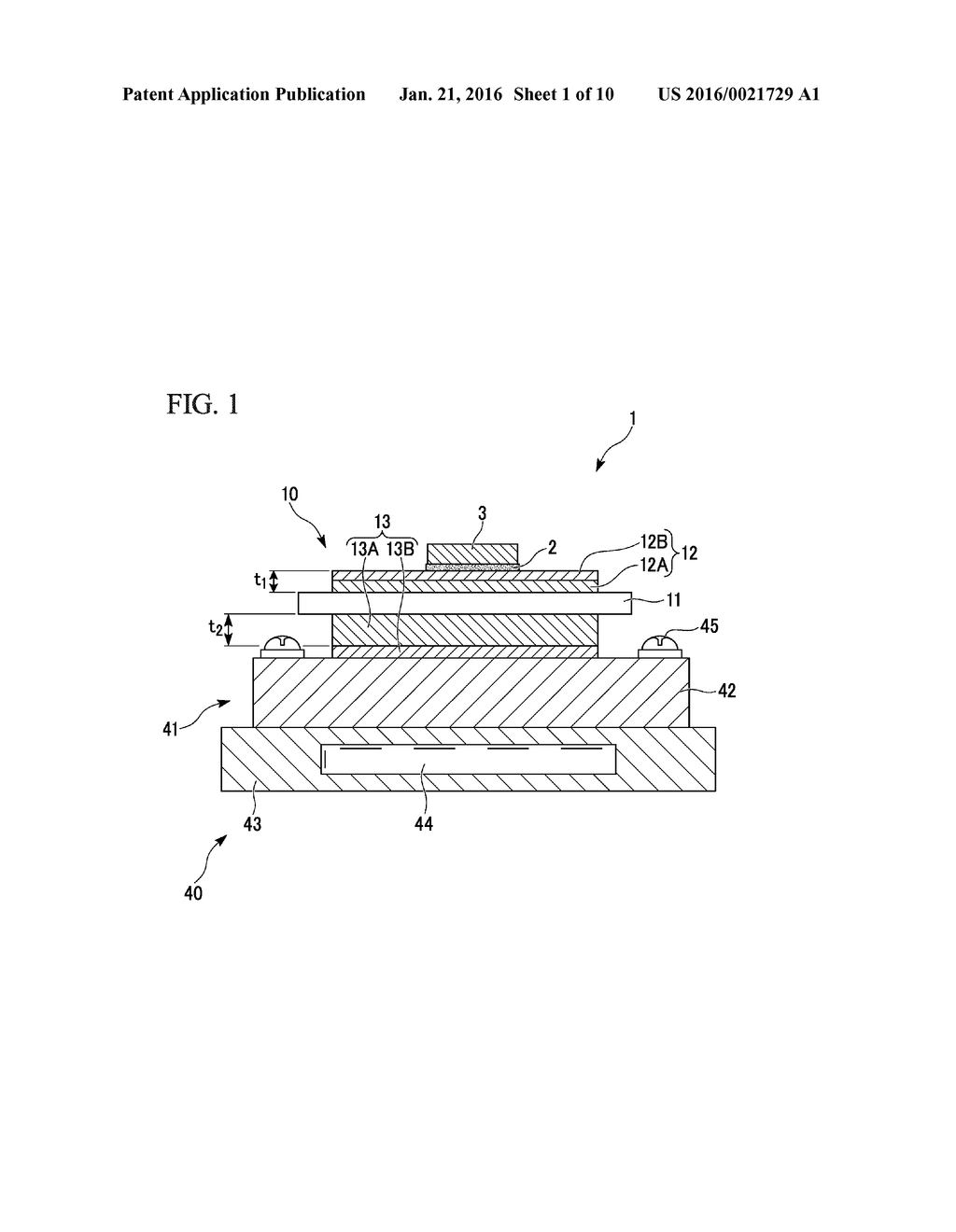 SUBSTRATE FOR POWER MODULES, SUBSTRATE WITH HEAT SINK FOR POWER MODULES,     AND POWER MODULE - diagram, schematic, and image 02