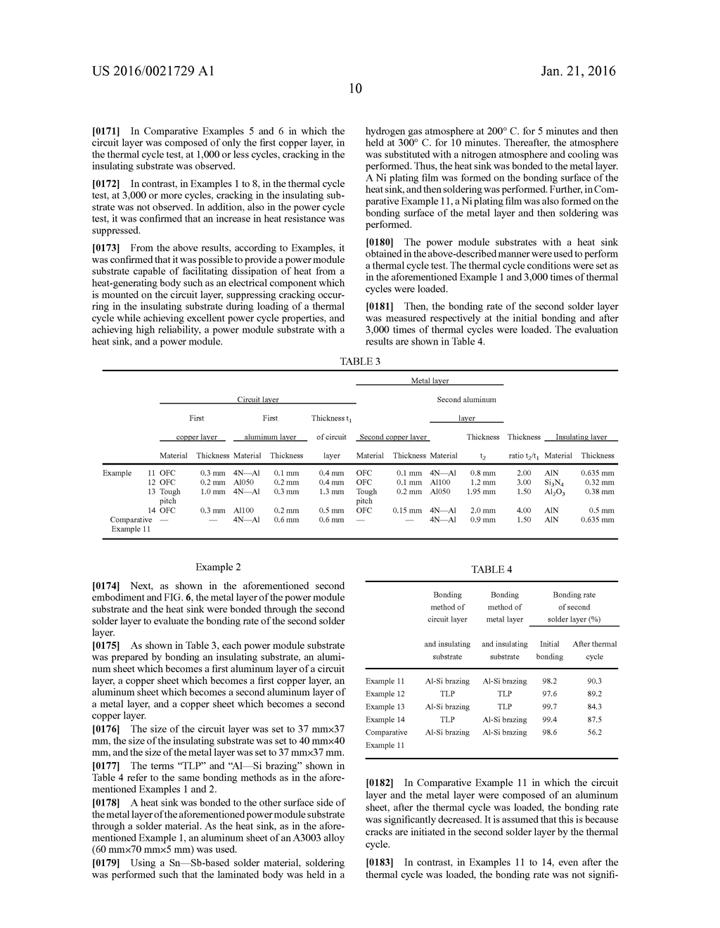 SUBSTRATE FOR POWER MODULES, SUBSTRATE WITH HEAT SINK FOR POWER MODULES,     AND POWER MODULE - diagram, schematic, and image 21