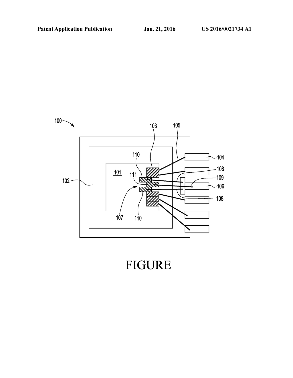 SEMICONDUCTOR DEVICE WITH ACTIVE SHIELDING OF LEADS - diagram, schematic, and image 02