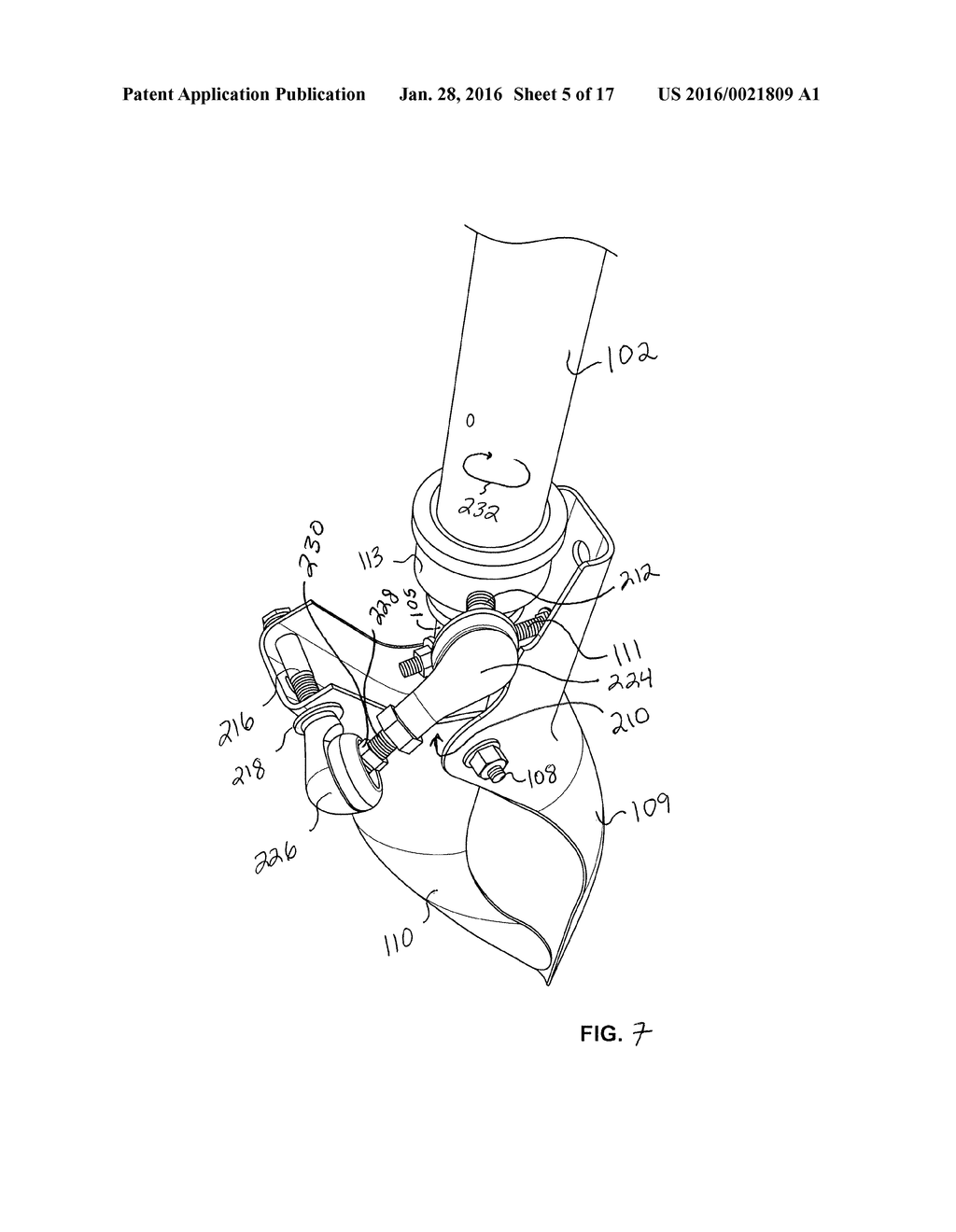 Single Handled Post Hole Digger - diagram, schematic, and image 06