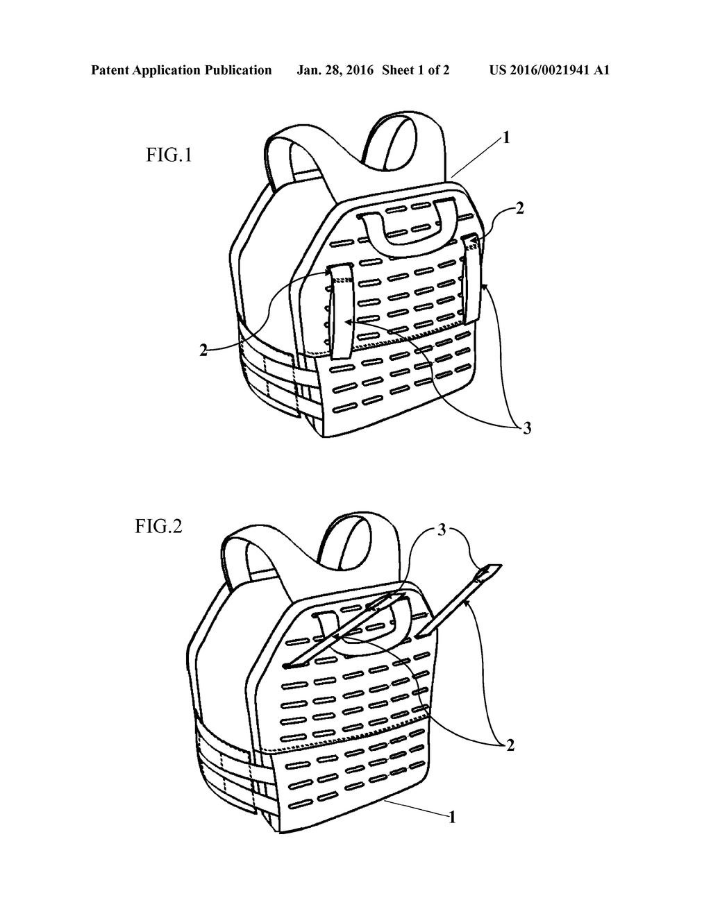 Vest with Evacuation Strap - diagram, schematic, and image 02