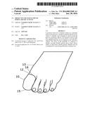 Protective toe sleeve for use during aquatic activity diagram and image