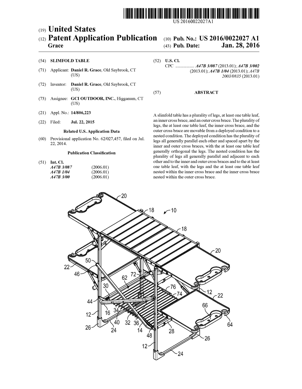 SLIMFOLD TABLE - diagram, schematic, and image 01