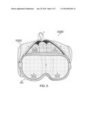 Travel Eye Mask With Head Support Cushions diagram and image