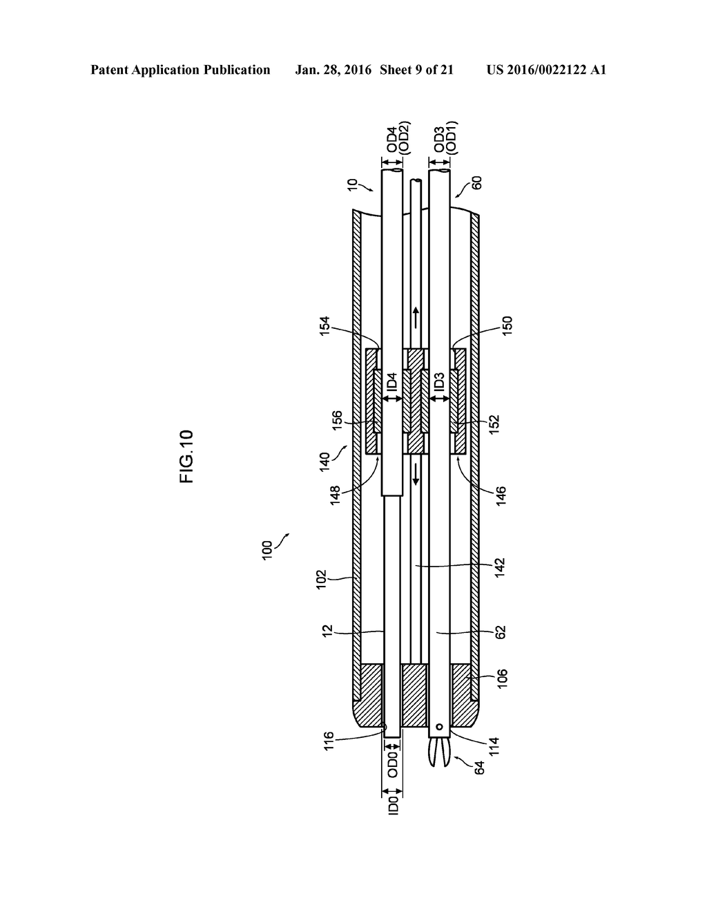 SURGICAL DEVICE, OUTER TUBE, ENDOSCOPE, AND TREATMENT TOOL - diagram, schematic, and image 10