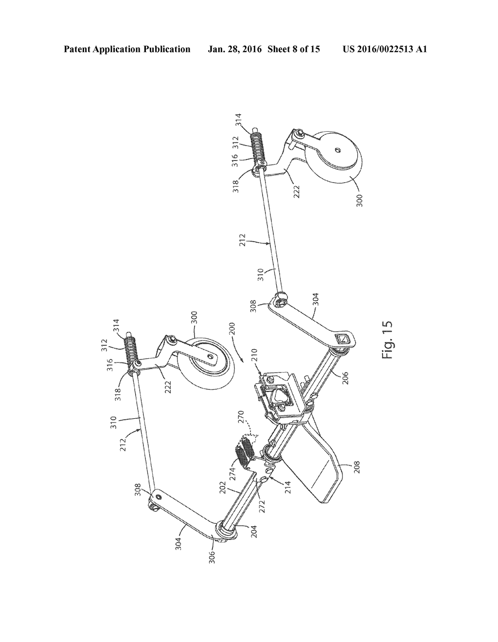 Support Arrangement with Activation Mechanism - diagram, schematic, and image 09