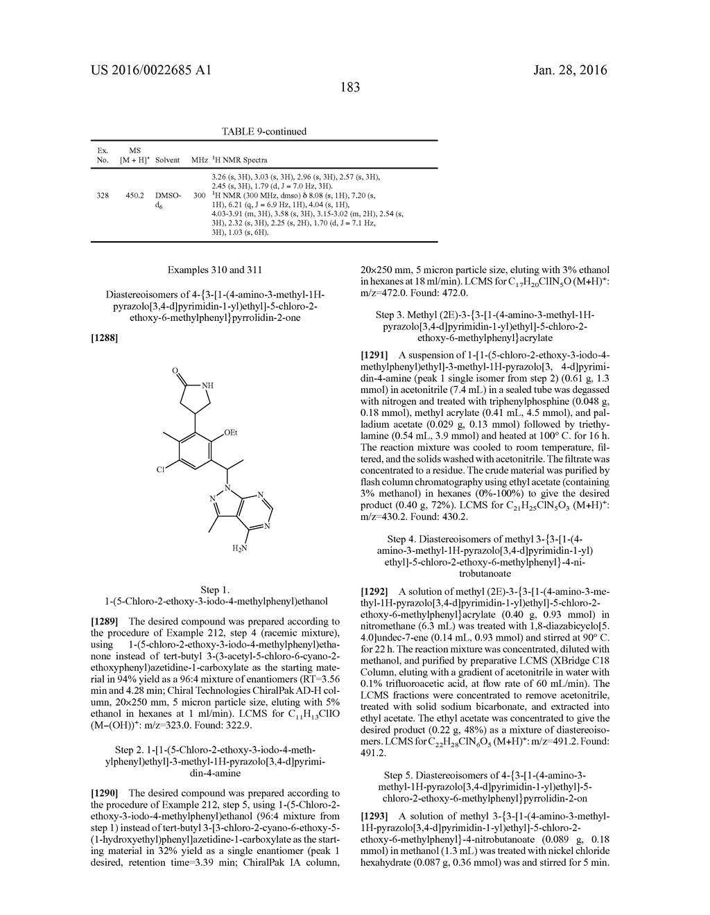 HETEROCYCLYLAMINES AS PI3K INHIBITORS - diagram, schematic, and image 185