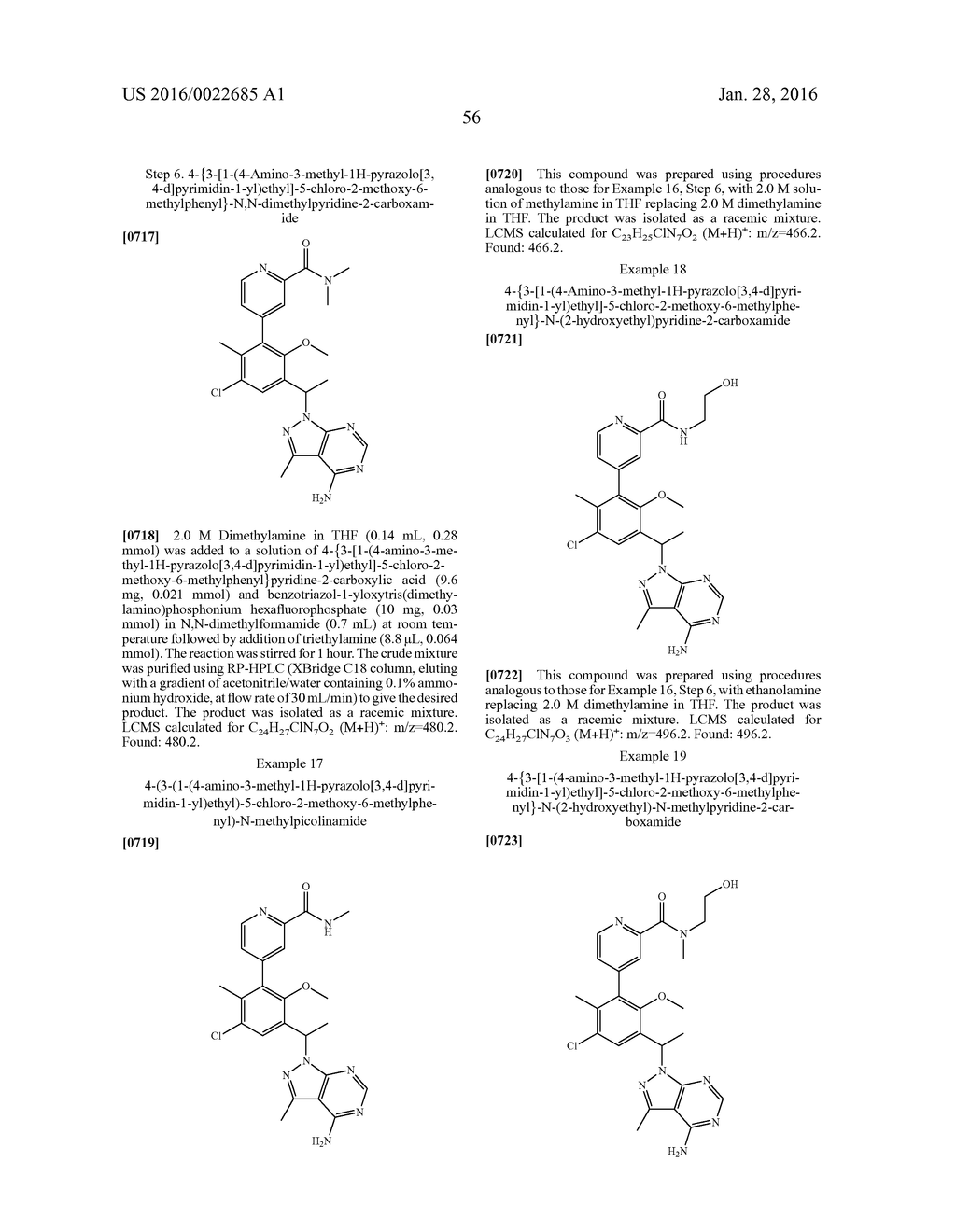 HETEROCYCLYLAMINES AS PI3K INHIBITORS - diagram, schematic, and image 58