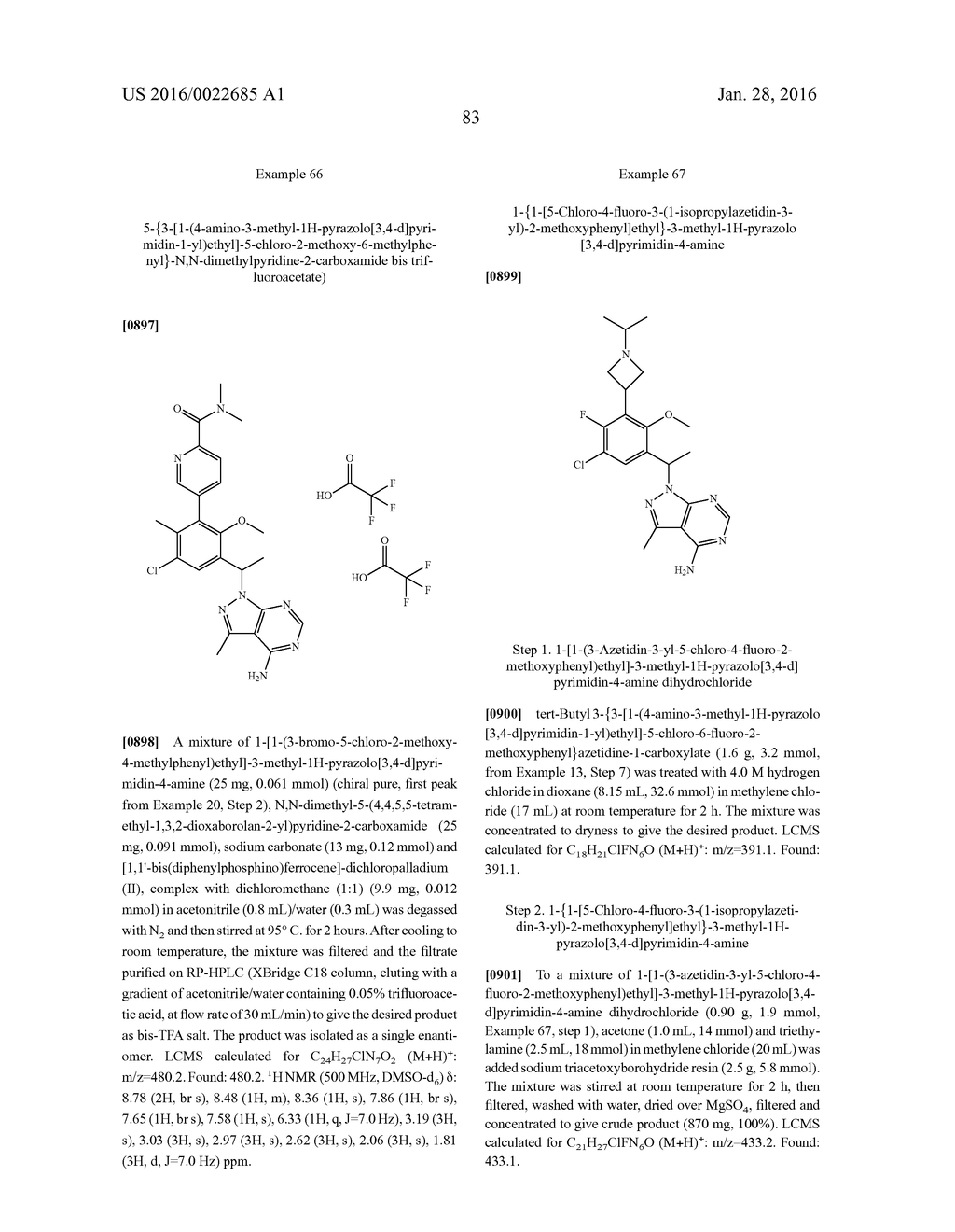 HETEROCYCLYLAMINES AS PI3K INHIBITORS - diagram, schematic, and image 85