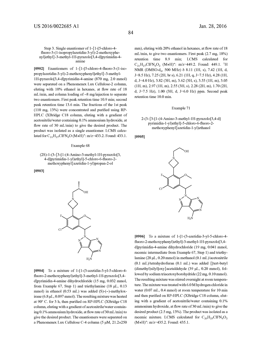 HETEROCYCLYLAMINES AS PI3K INHIBITORS - diagram, schematic, and image 86