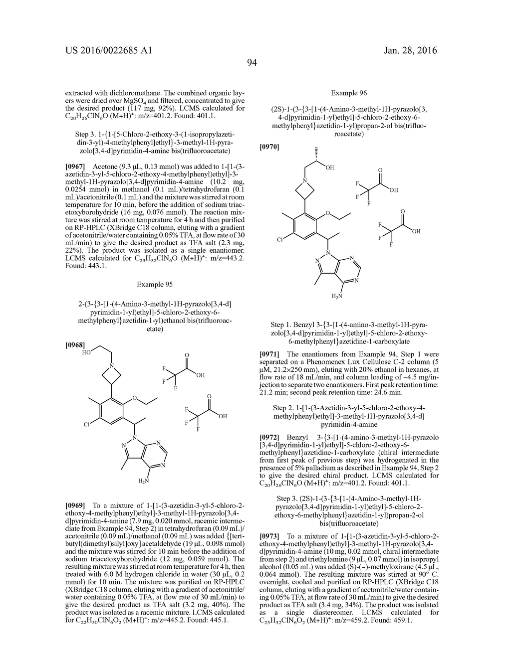 HETEROCYCLYLAMINES AS PI3K INHIBITORS - diagram, schematic, and image 96