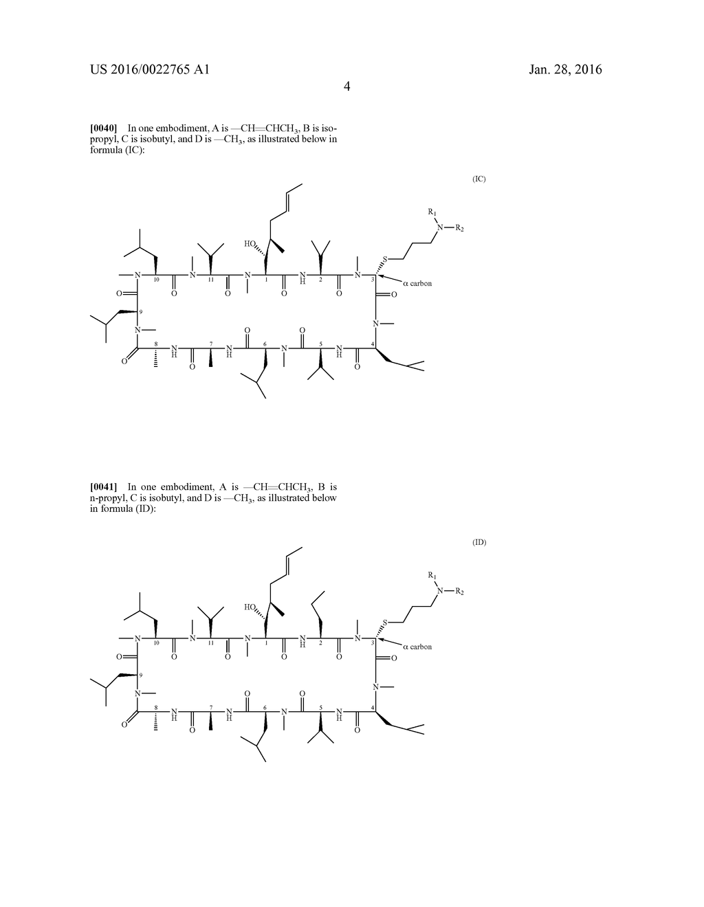 Cyclosporin Analogs - diagram, schematic, and image 05