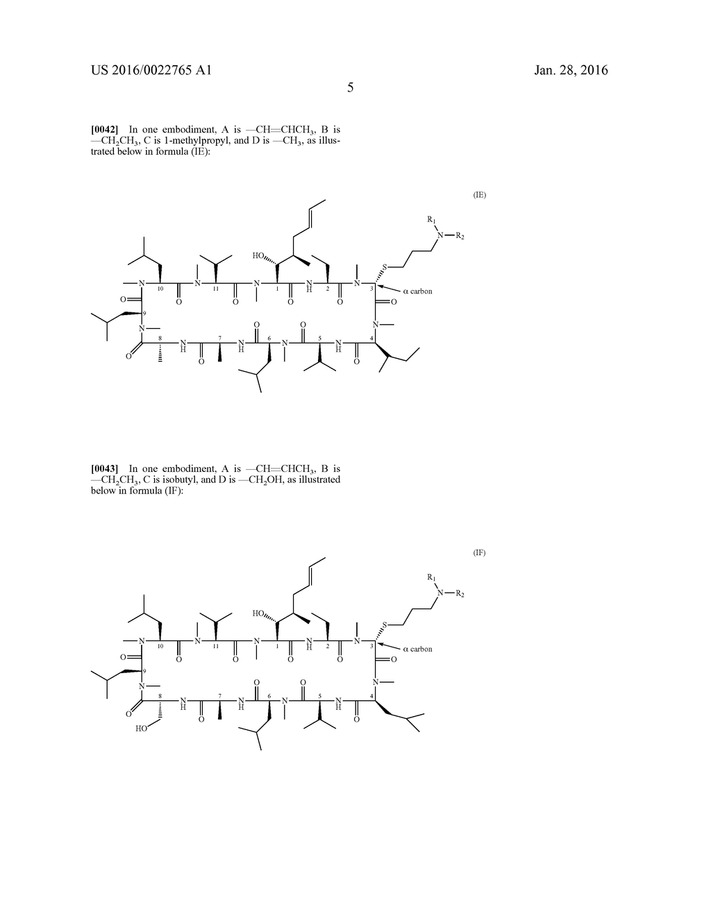 Cyclosporin Analogs - diagram, schematic, and image 06