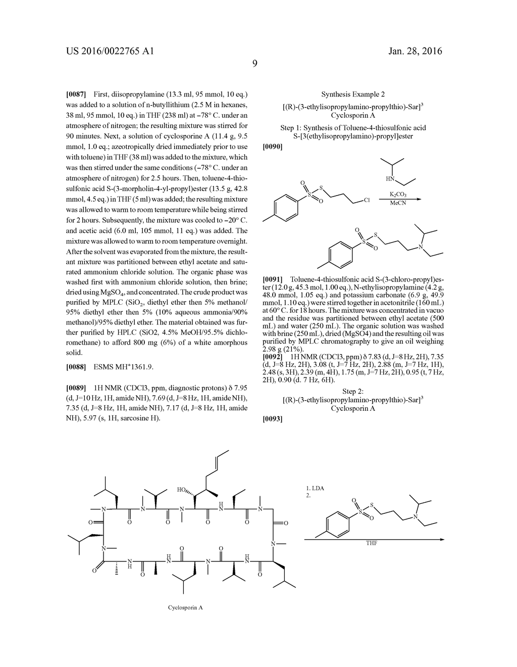 Cyclosporin Analogs - diagram, schematic, and image 10
