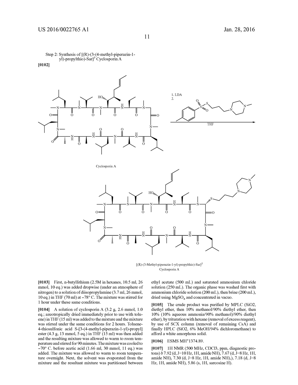 Cyclosporin Analogs - diagram, schematic, and image 12