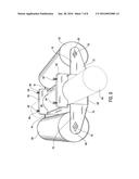 Auxiliary Roller Assembly for a Sports Goal diagram and image